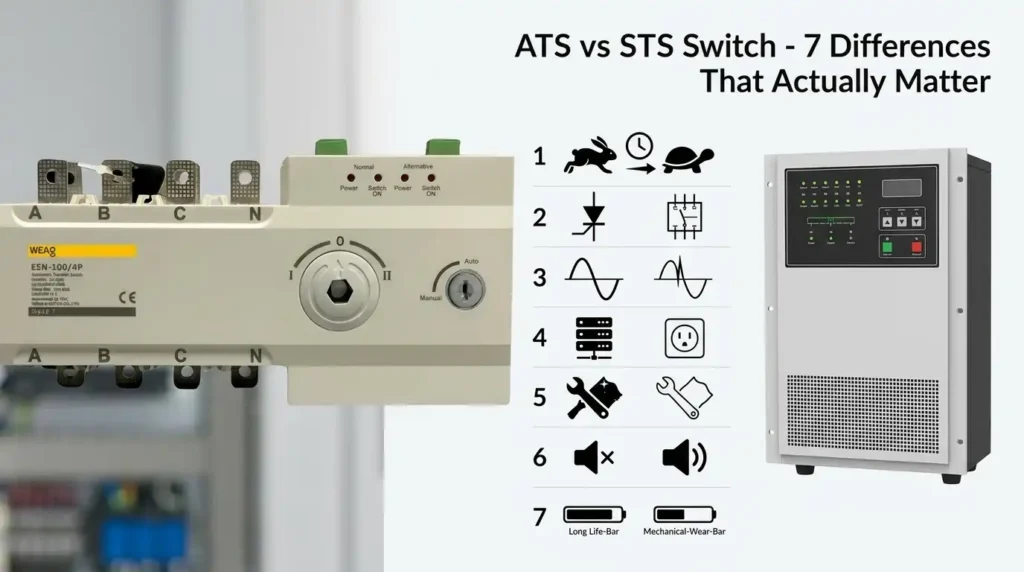 ATS vs STS Switch - 7 Differences That Actually Matter