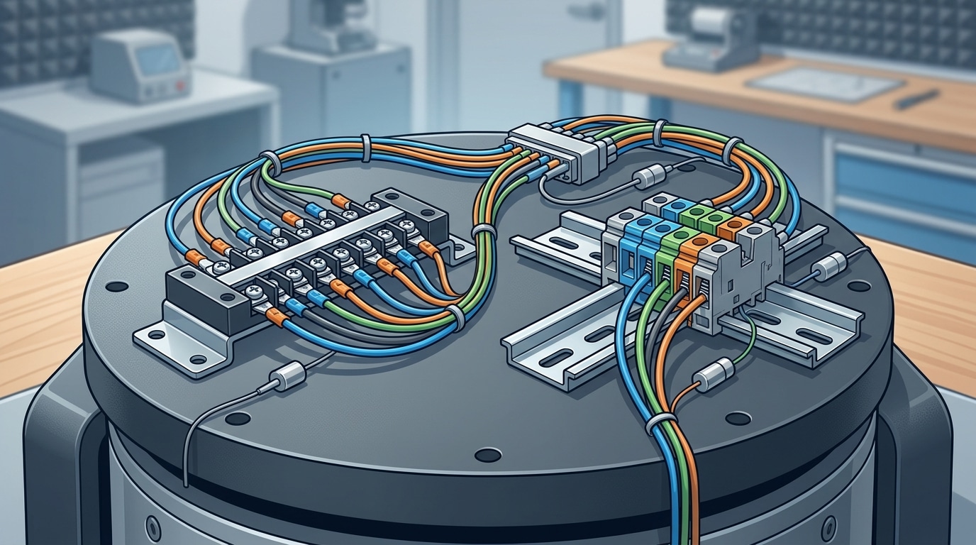 barrier terminal block vs din rail terminal block vibration testing comparison