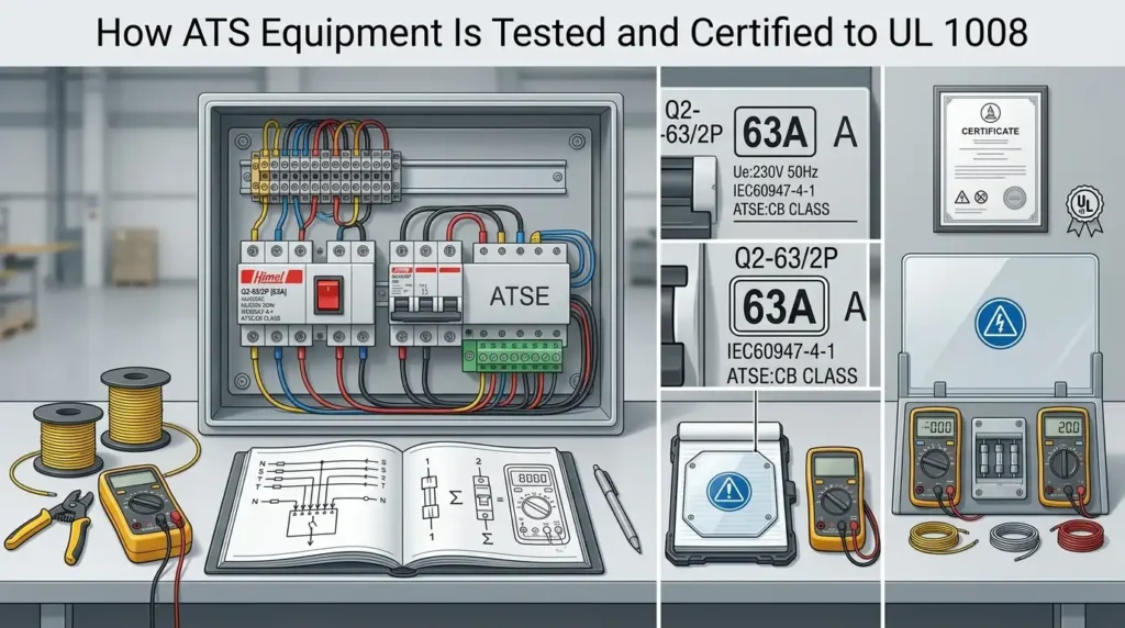 How ATS Equipment Is Tested and Certified to UL 1008