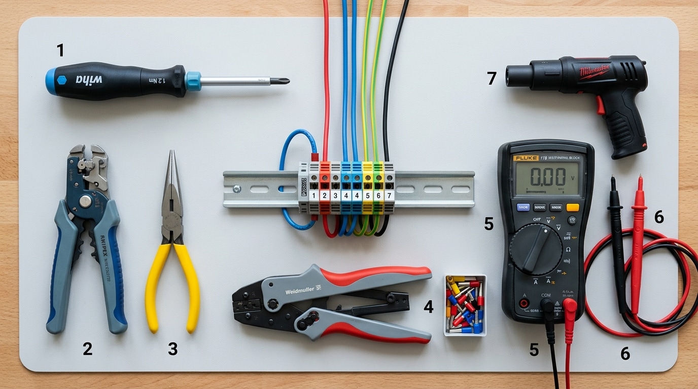 how to wire a terminal block step by step 7-step overview with tools