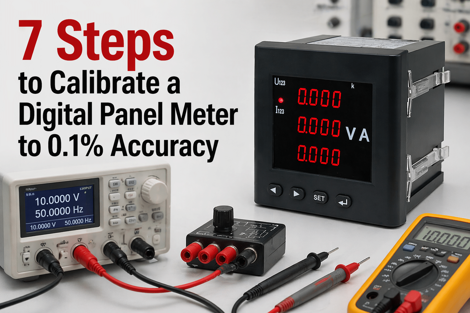 7 Steps to Calibrate a Digital Panel Meter to 0.1% Accuracy