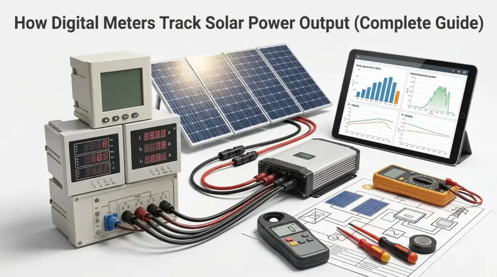 How Digital Meters Track Solar Power Output (Complete Guide)