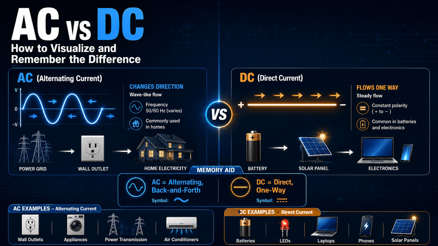 AC vs DC How to Visualize and Remember the Difference
