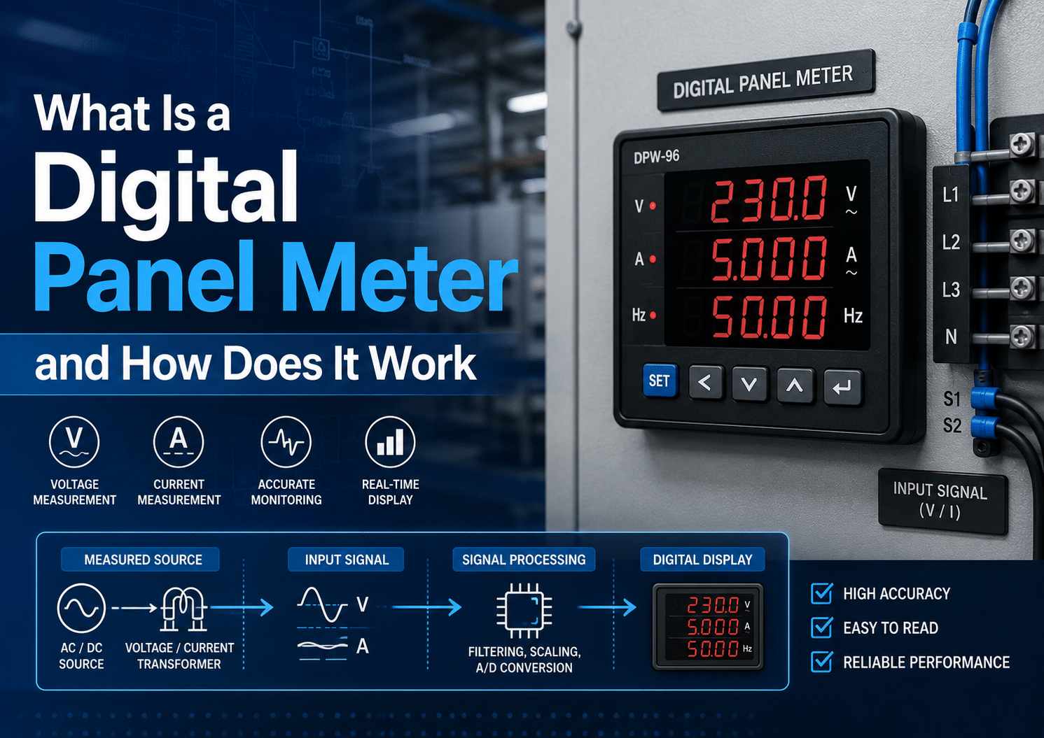 What Is a Digital Panel Meter and How Does It Work