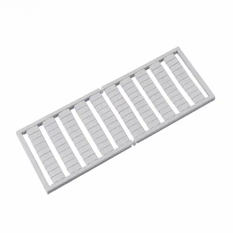 Terminal block marker strip for circuit identification