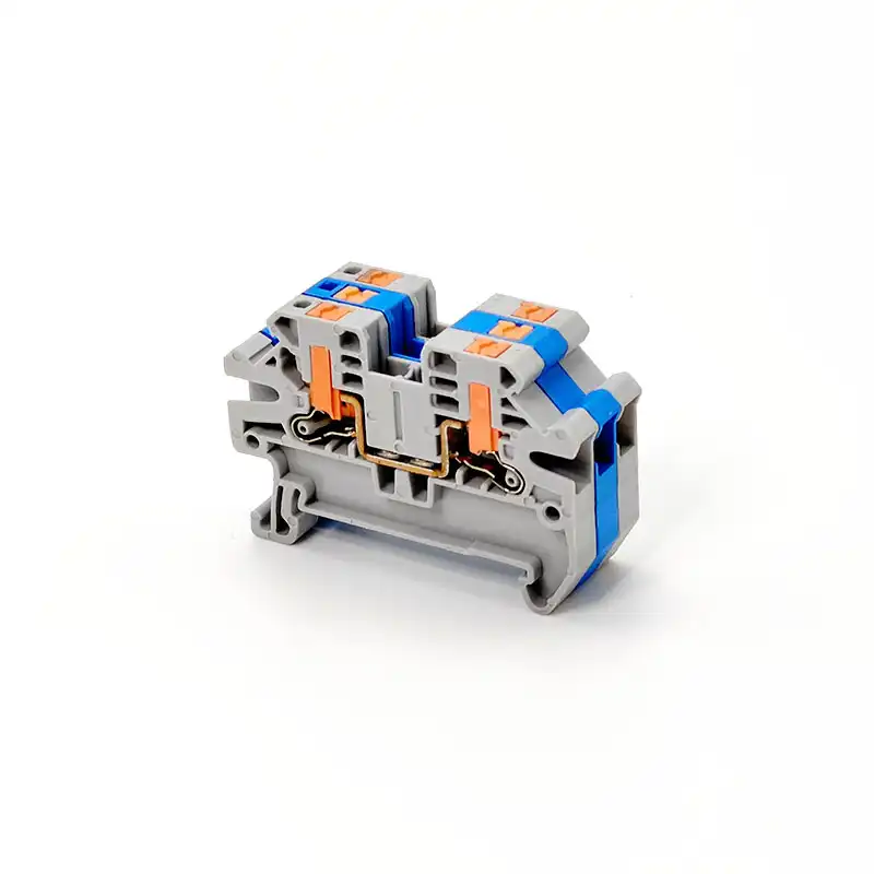 SENTOP PTV vertical-wiring DIN rail terminal blocks
