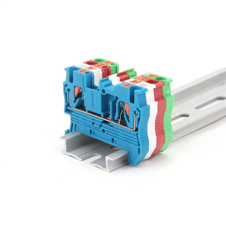 Dimensional inspection of a spring terminal block