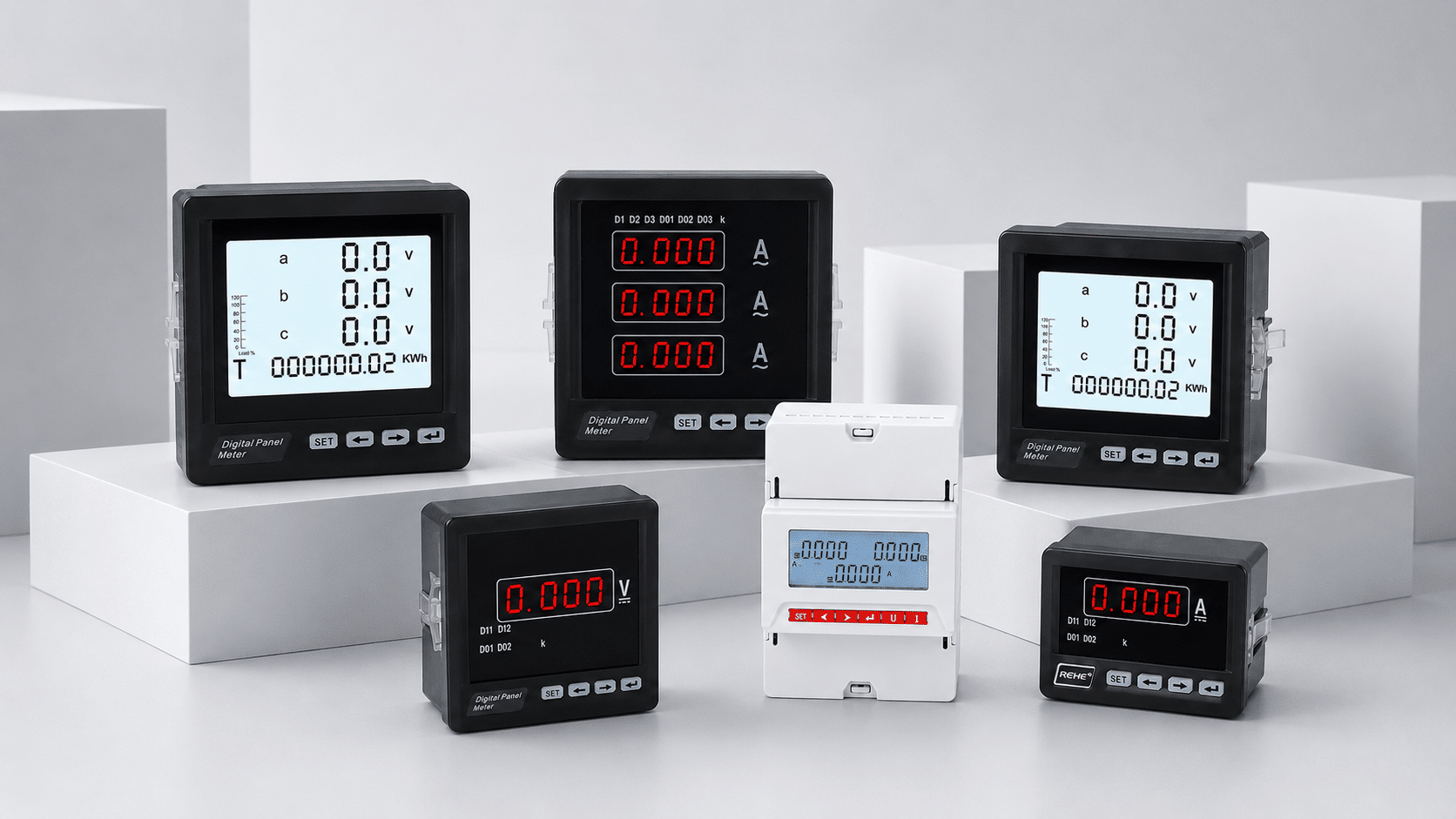 SENTOP digital panel meters for equipment measurement and display